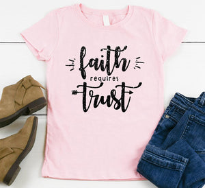 FAITH REQUIRES TRUST YOUTH T-SHIRT