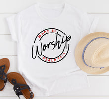 Load image into Gallery viewer, MADE TO WORSHIP YOUTH T-SHIRT