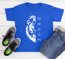 Load image into Gallery viewer, BRAVE LION YOUTH T-SHIRT