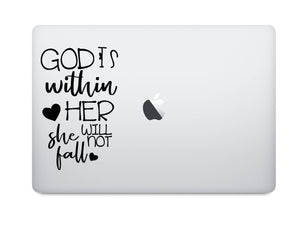 GOD IS WITHIN HER DECAL