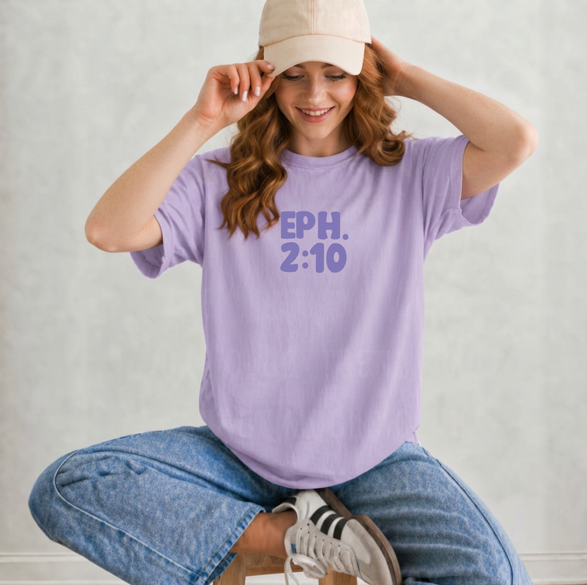 Ephesians 2:10 Comfort Colors Relaxed Tee