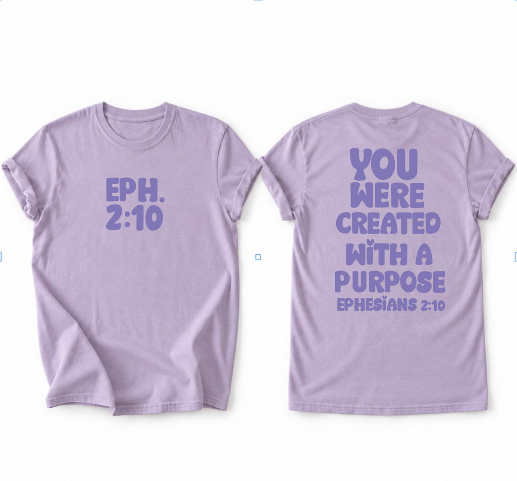 Ephesians 2:10 Comfort Colors Relaxed Tee