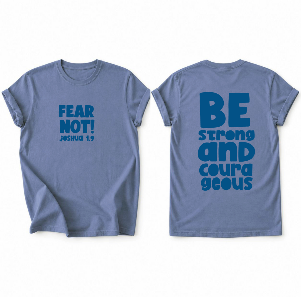 Be Strong and Courageous Comfort Colors Relaxed Tee Men