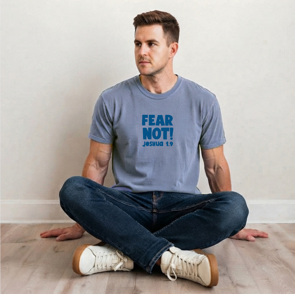 Be Strong and Courageous Comfort Colors Relaxed Tee Men