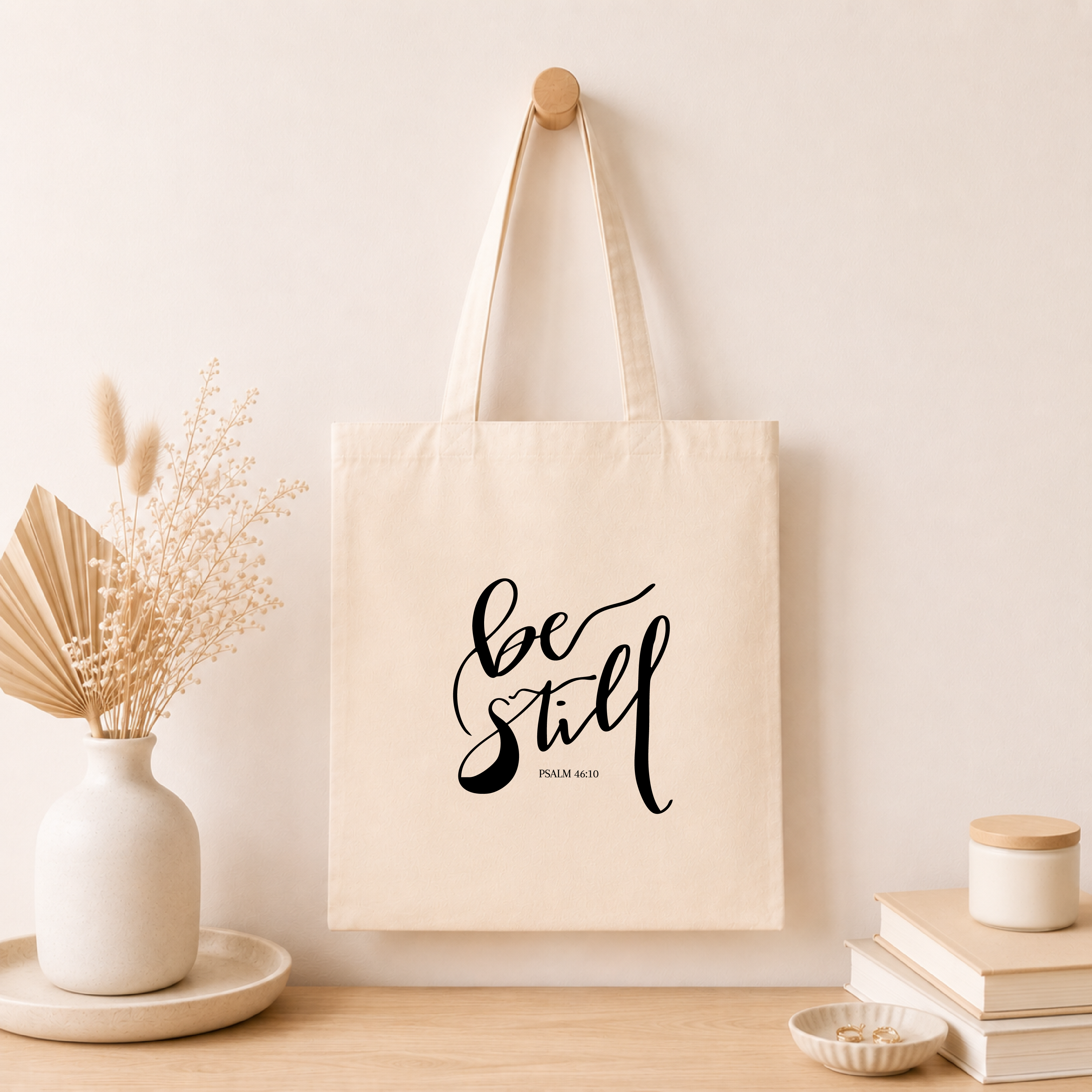 BE STILL TOTE BAG