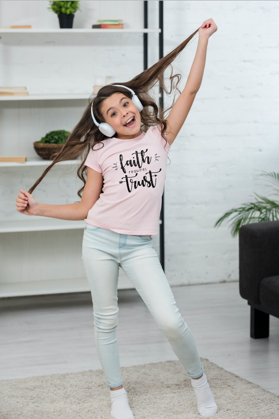 FAITH REQUIRES TRUST YOUTH T-SHIRT