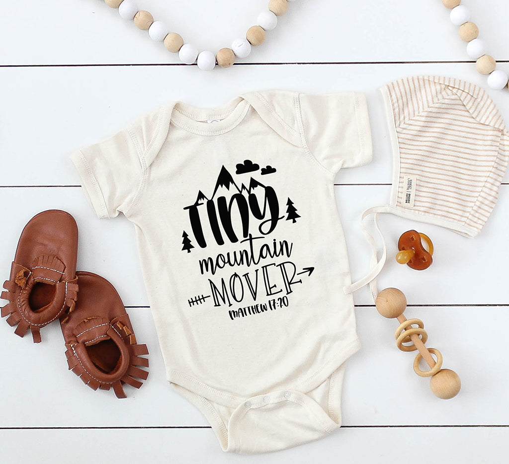 Tiny mountain mover bodysuit