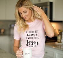 Load image into Gallery viewer, Coffee and Jesus T-shirt