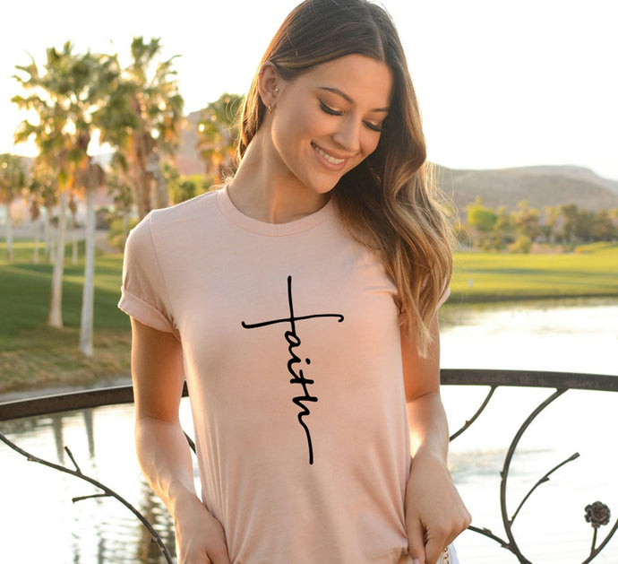 FAITH CROSS T-SHIRT