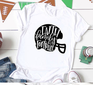 Faith Family Football Tshirt