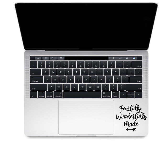 Fearfully and wonderfully made decal