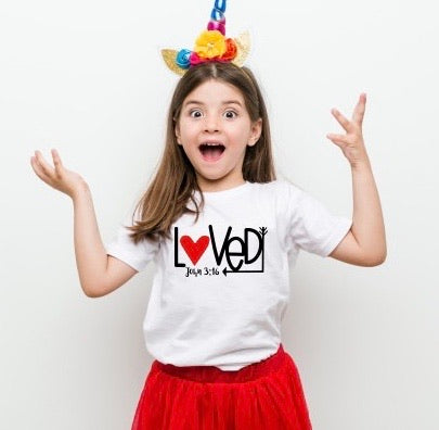 LOVED JOHN 3:16 TODDLER T-SHIRT