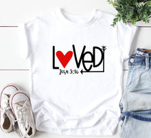 Load image into Gallery viewer, JOHN 3:16 TODDLER T-SHIRT