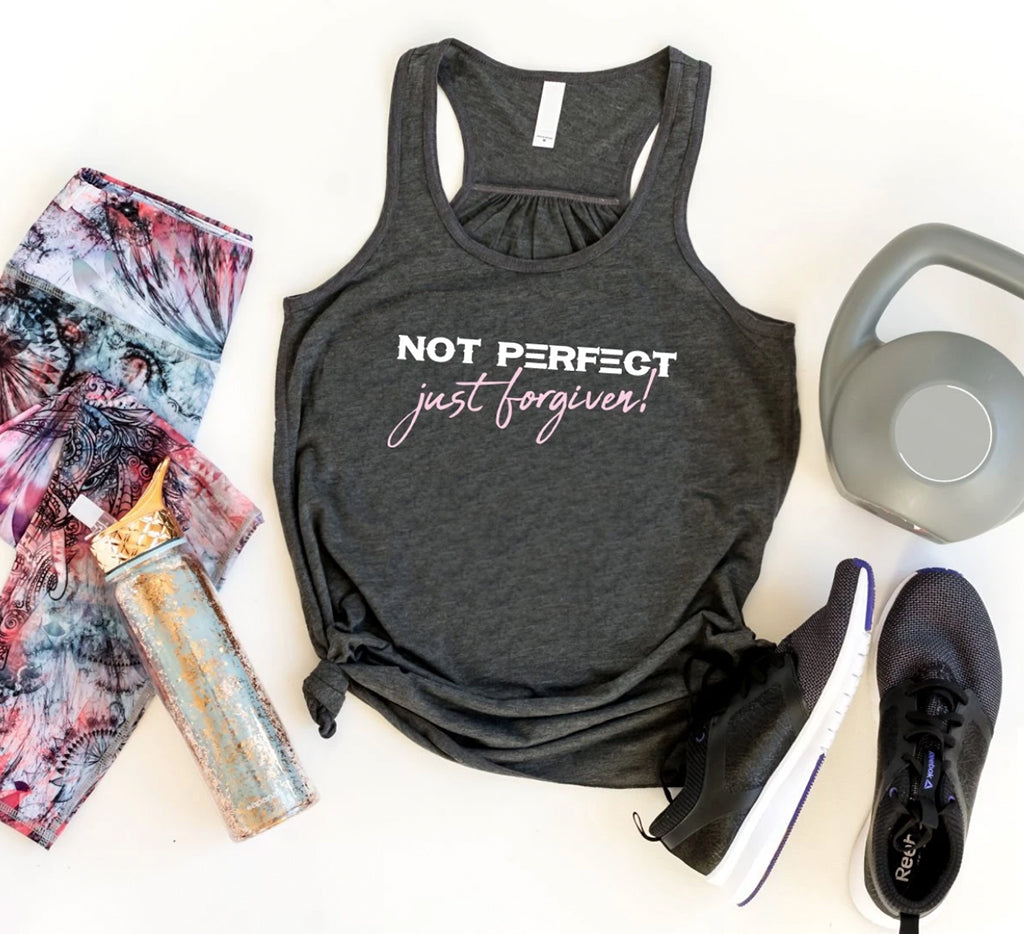 NOT PERFECT JUST FORGIVEN TANK TOP