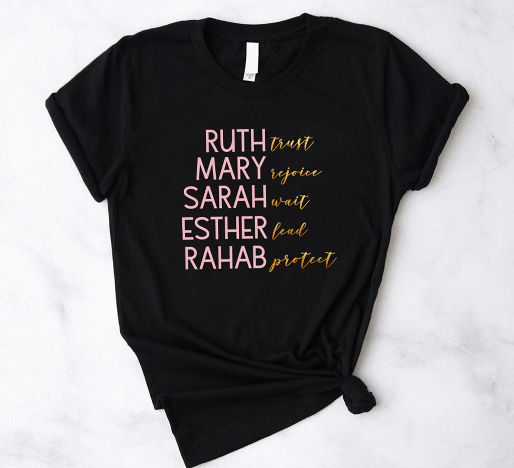 WOMEN OF THE BIBLE T-SHIRT